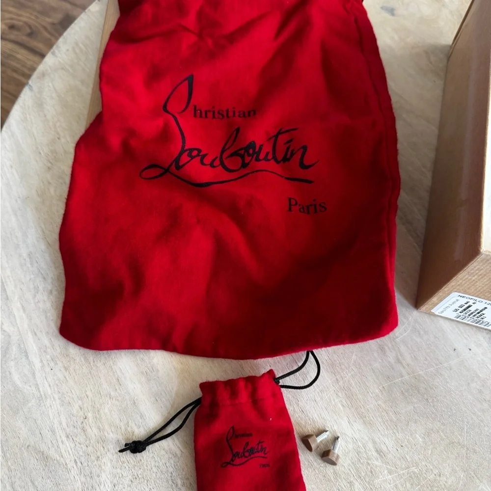 Christian Louboutin Neofilo 120 Patent Pumps Rouge 38.5 - Picture 11 of 11